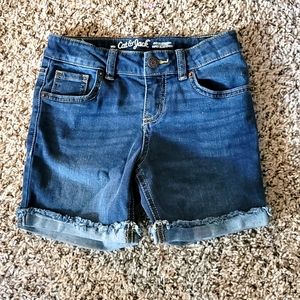 Kids blue Jean mid length shorts